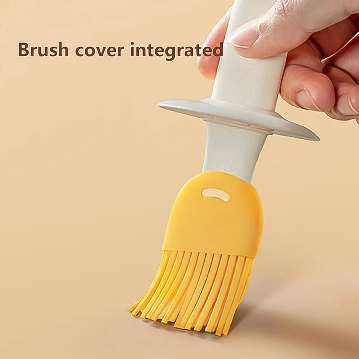 2 In 1 Oil Dispenser Bottle With Silicone Basting Brush